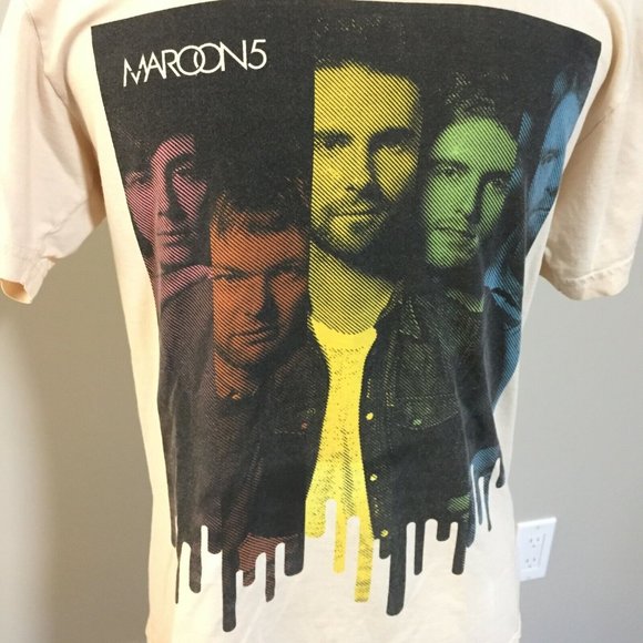 Maroon 5 World Tour 2010 Concert T-Shirt Women Size Small Cotton Tee Shirt - Picture 4 of 10